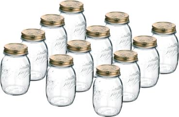 Quattro Stagioni Einmachglas 500ml - 12 Stück